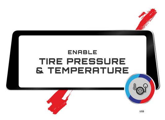 bmw tpms sensor idrive display activation for tyre pressure