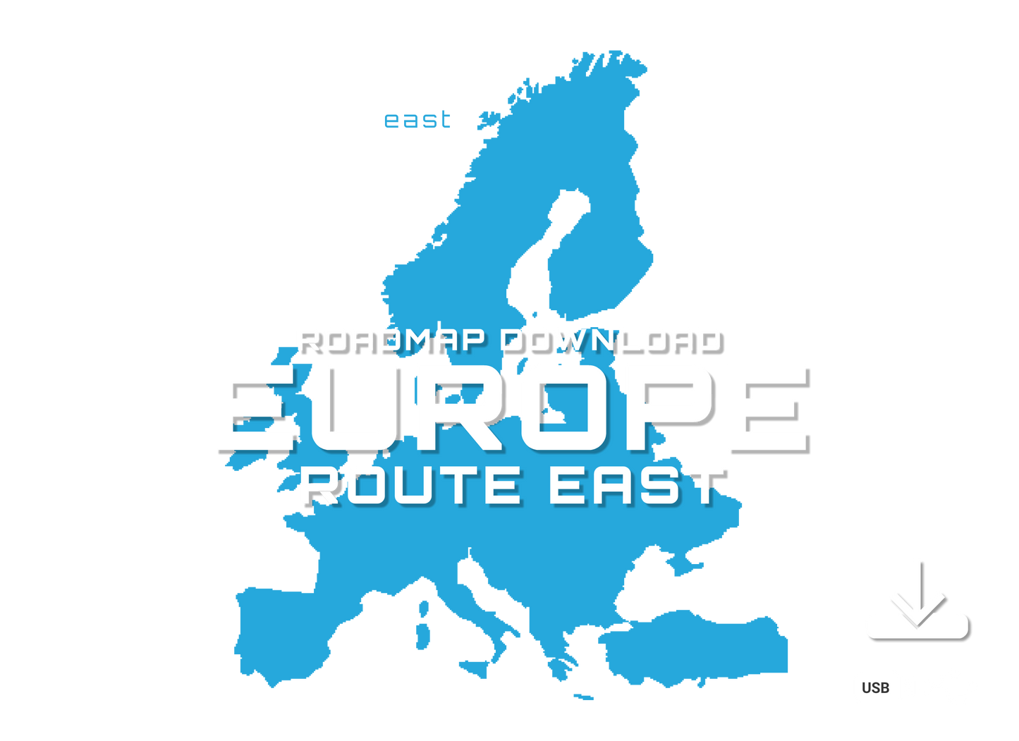 BMW Road Map Europe Route East