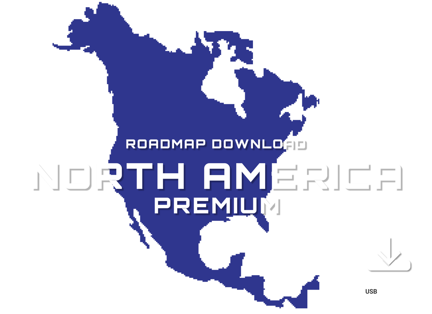BMW Road Map North America Premium