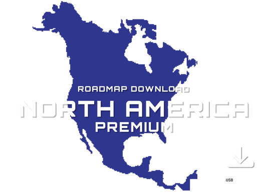 BMW Road Map North America Premium