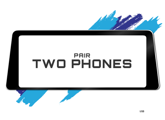 bmw nbt evo id5/6 pairing two phones in the same time