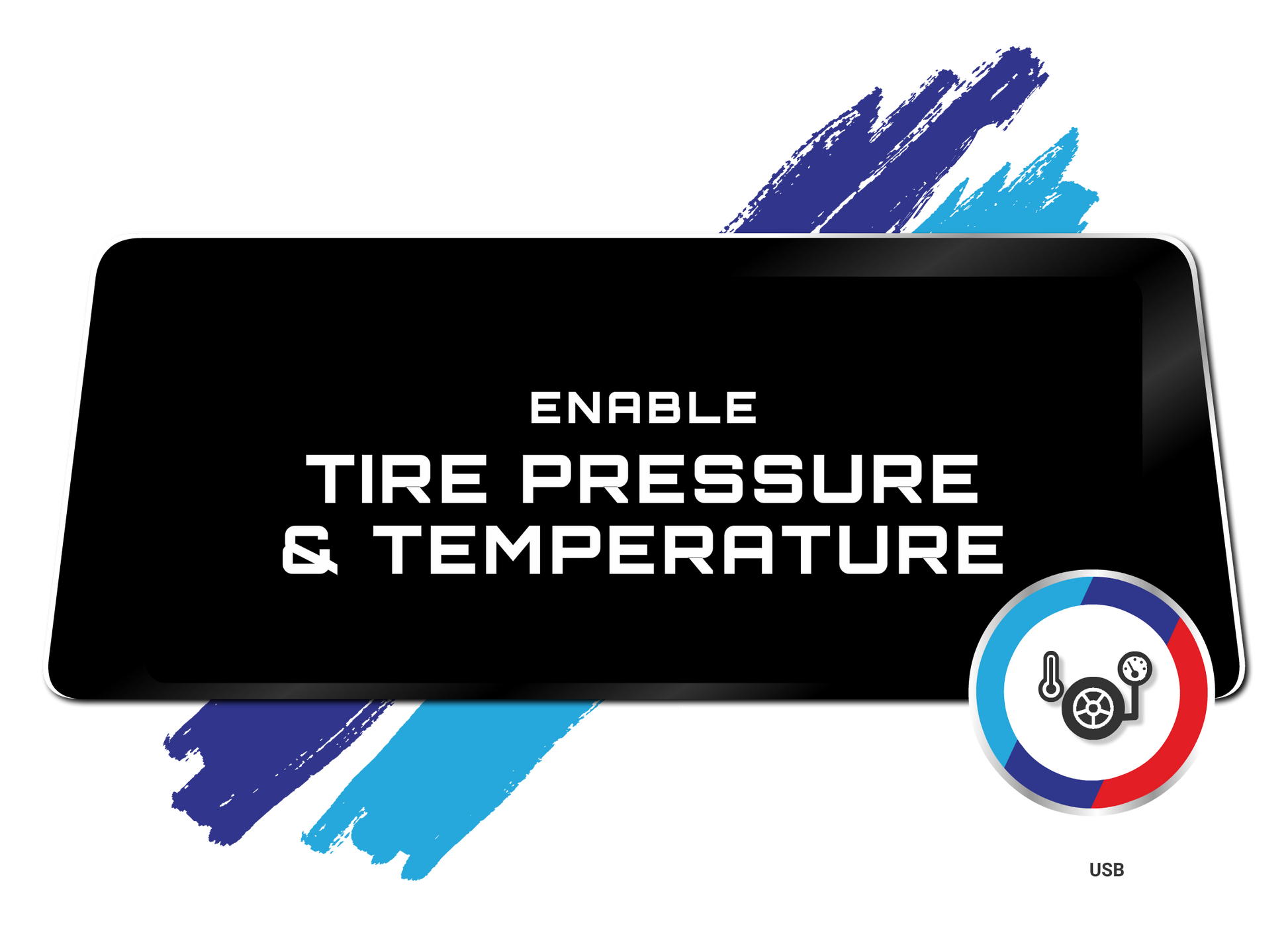 display tyre pressure and tyre temperature on bmw nbt idrive