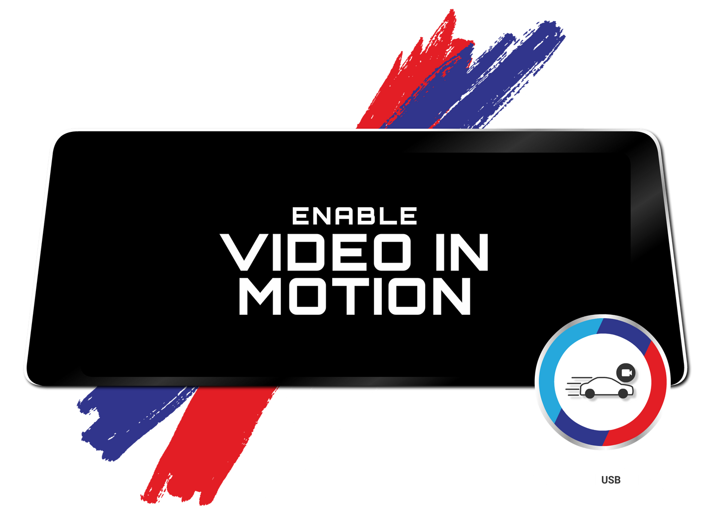 activate video in motion on any bmw car