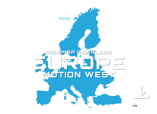 BMW Road Map Europe Motion West