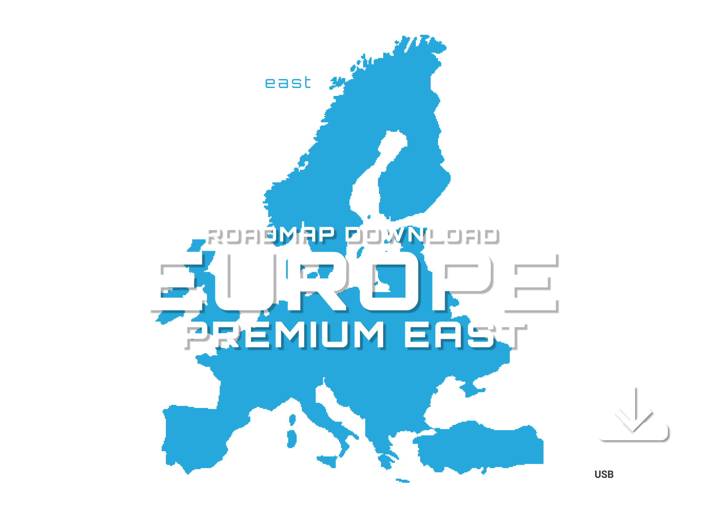 Road Map Europe East PREMIUM 20252 Free Map Download FSC.CODES