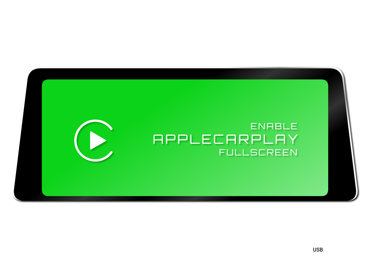 bmw apple play fullscreen activation