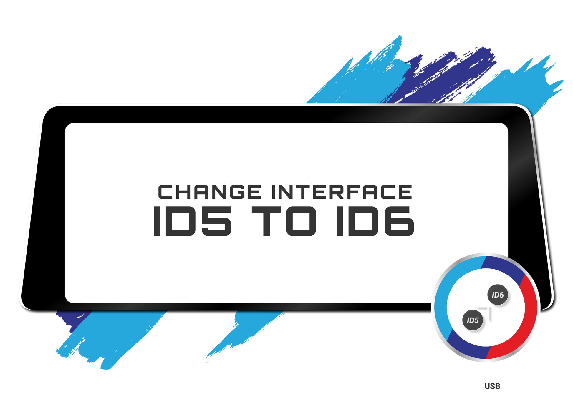 changing id5 interface to id6 on bmw nbt evo id5/6 units