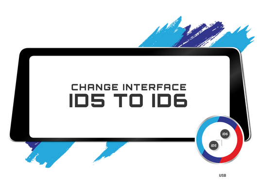 changing id5 interface to id6 on bmw nbt evo id5/6 units